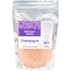 Champagne Shimmer Rocks Sugar Candy Decorations