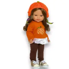 MBD&reg; Pumpkin Harvest Outfit Fits 18 Inch Inch Dolls
