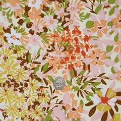 1 Yard Rayon Gauze Lemon Lightweight 55/56" Width Apparel Fabric for Garments & Accessories