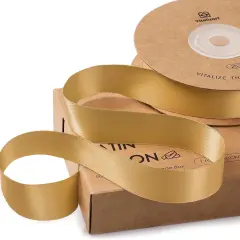 Gold Satin Ribbon - 1" x 25 Yards