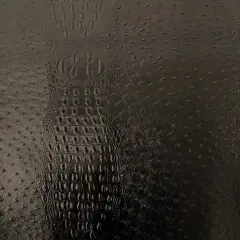 1 Yard Gatorich Faux Leather Vinyl Fabric 54/56" Width Black