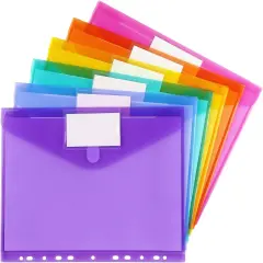 6 Pack Binder Pocket Folders