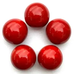 YOU CHOOSE COLOR Glass Marbles 25mm (1 inch) SHOOTER Taw Lot of 5 Red
