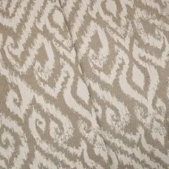 Taupe Beige/Mist Abstract Damask Home Decorating Fabric By the Yard