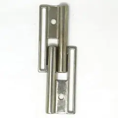 Nickel Polished Slide Belt Buckle 3 Inche