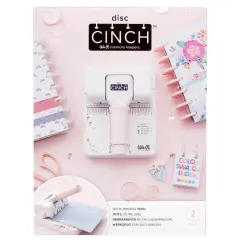 We R Disc Cinch Book Binding Tool-White/Pink