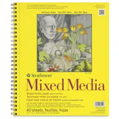 Strathmore 300 Series Mixed Media Pad - 11" x 14", 40 Sheets