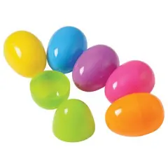 Plastic Eggs 2 1/2 Inch Include 1 Units