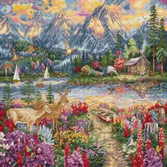 Spring Mountain Majesty L9939 Counted Cross Stitch Kit