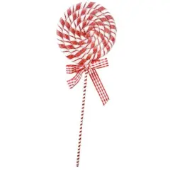16" Peppermint Stripe Lollipop Pick