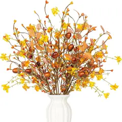 12 Pack Fall Floral Picks Flower Arrangement Centerpieces