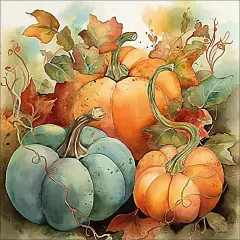 Pumpkins Paint by Numbers for Adults Beginners