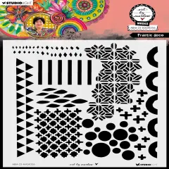 Art By Marlene Stencil-Frantic Deco