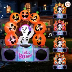 Pumpkins with Witch Hat & Ghost Combo