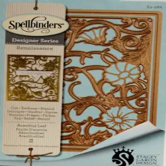 Spellbinders Designer Series Renaissance Acanthus Leaf Cut Emboss Dies Set- 2 Pieces