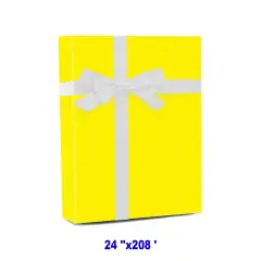 Durable Solid Wrapping Paper 24" x 208' 60 lbs for Everyday Use