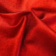 Foiled Stretch Twill Fabric 4-Way Stretch, Shiny Performance Fabric for Costumes & Dancewear Red
