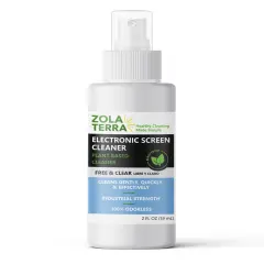 ZolaTerra Electronic Screen Cleaner, RTU, 2oz Case of 2 with Microfiber Towel