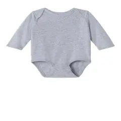 Rabbit Skins&reg; Infant Long Sleeve Jersey Bodysuit - 4421 Heather