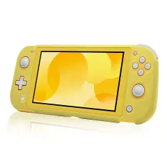Protective Silicone Case for Switch Lite, Insten Soft Skin Rubber Gel Full Body Grip Cover [Shockproof Anti-Scratch Non-Slip] Compatible with Nintendo Switch Lite 2019 Console, Yellow