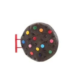 Hanging M & M Chocolate Cookie Over Sized Statue