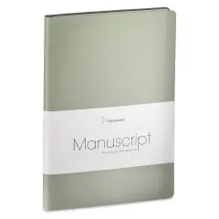 Hahnem&uuml;hle Manuscript Notebook - Sage, Dot Grid, A5, 192 Pages