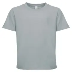 Next Level&reg; Apparel Youth Boys&rsquo; Cotton Crewneck T-Shirt LIGHT GRAY