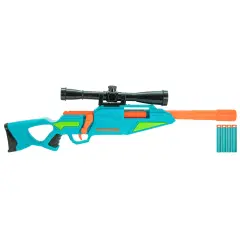 Carnivore Blaster Dart Gun W/ 4 Accu-Blast Darts & Scope,Ages 6+
