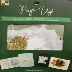 DCWV Christmas Pop Up Card Kit