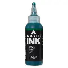 Holbein Acrylic Ink - Phthalo Green, 100 ml