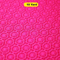 Victorian Stretch Lace Fuchsia