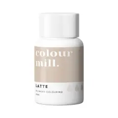 20ml Latte Oil Based Colouring for Chocolate Buttercream Ganache Cake Batter Fondant and More