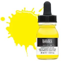 Liquitex Professional Acrylic Ink 30 ml Bottle - Cadmium Yellow Light Hue