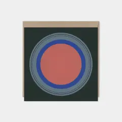 Modern Circle Square Art Card VI