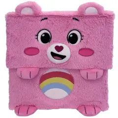 Care Bears: Storables 10" Box - Cheer Bear - Pink Character Themed Bin, Fabric Storage Container, Opening Top Lid, Holds Toys, Books & More, Licensed