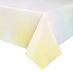 3 Pack Tie Dye Tablecloth for Party Decorations, Pastel Table Covers (108 x 54 In) Pink