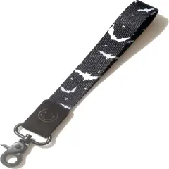 Halloween Gifts Bats Print Key Lanyard