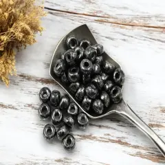 20g Jet Rembrandt 2/0 Matubo Beads