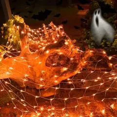 360 LED 12ft x 5ft Connectable Halloween Net Fairy String Lights