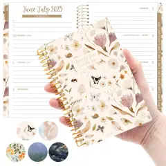 bloom daily planners 2025-26 Academic Planner, Soft Cover, 4" x 6", Butterfly Garden