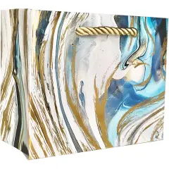 Pack/6: Marbleized Magic Gift Bag - 5 x 2 x 4"