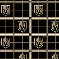 Licensed NHL Vegas Golden Knights Flannel 023 Fabric by the Yard