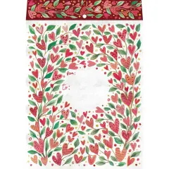 Pack/6: Love Grows Theme Mailing Envelope - 9 x 1/2 x 12"