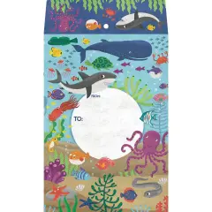Pack/6: Under the Sea Theme Mailing Envelope - 6 x 1/2 x 9-1/2"