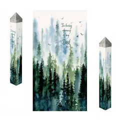 In Memory of Dad Art Pole 20 Inches Tall Memorial