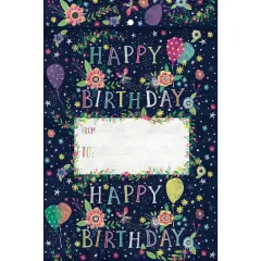 Pack/6: Beautiful Birthday Theme Mailing Envelope - 11 x 1/2 x 15-1/2"