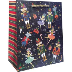 Pack/6: Nutcracker Ballet Gift Bag - 8 x 4 x 10"