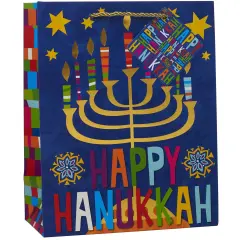 Pack/6: Joy Of Lights Gift Bag - 10 x 5 x 12-1/2"