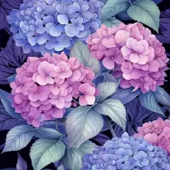 Hydrangea Diamond Painting Kits for Adults,Flowers DIY 5D Diamond Art Kits,Diamond Art Painting for Home Wall Decor (35x35cm)