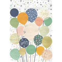 Pack/6: Party Balloons Theme Mailing Envelope - 9 x 1/2 x 12"